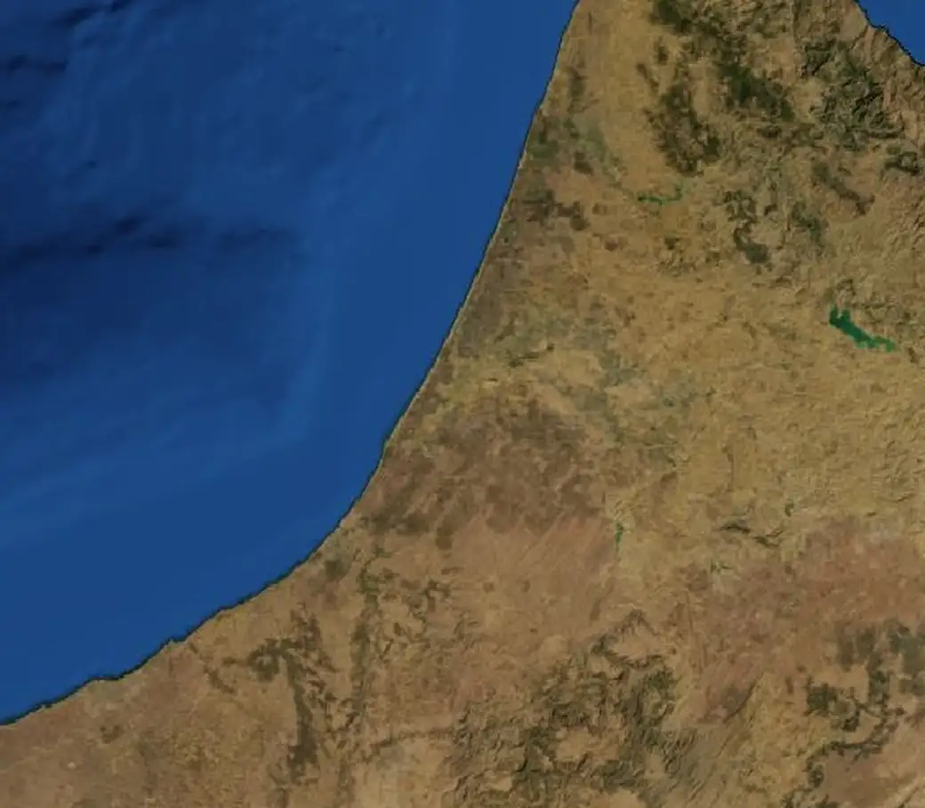 Map of the Casablanca, Rabat and Chefchaouen route on satellite imagery of Morocco, with each stop marked